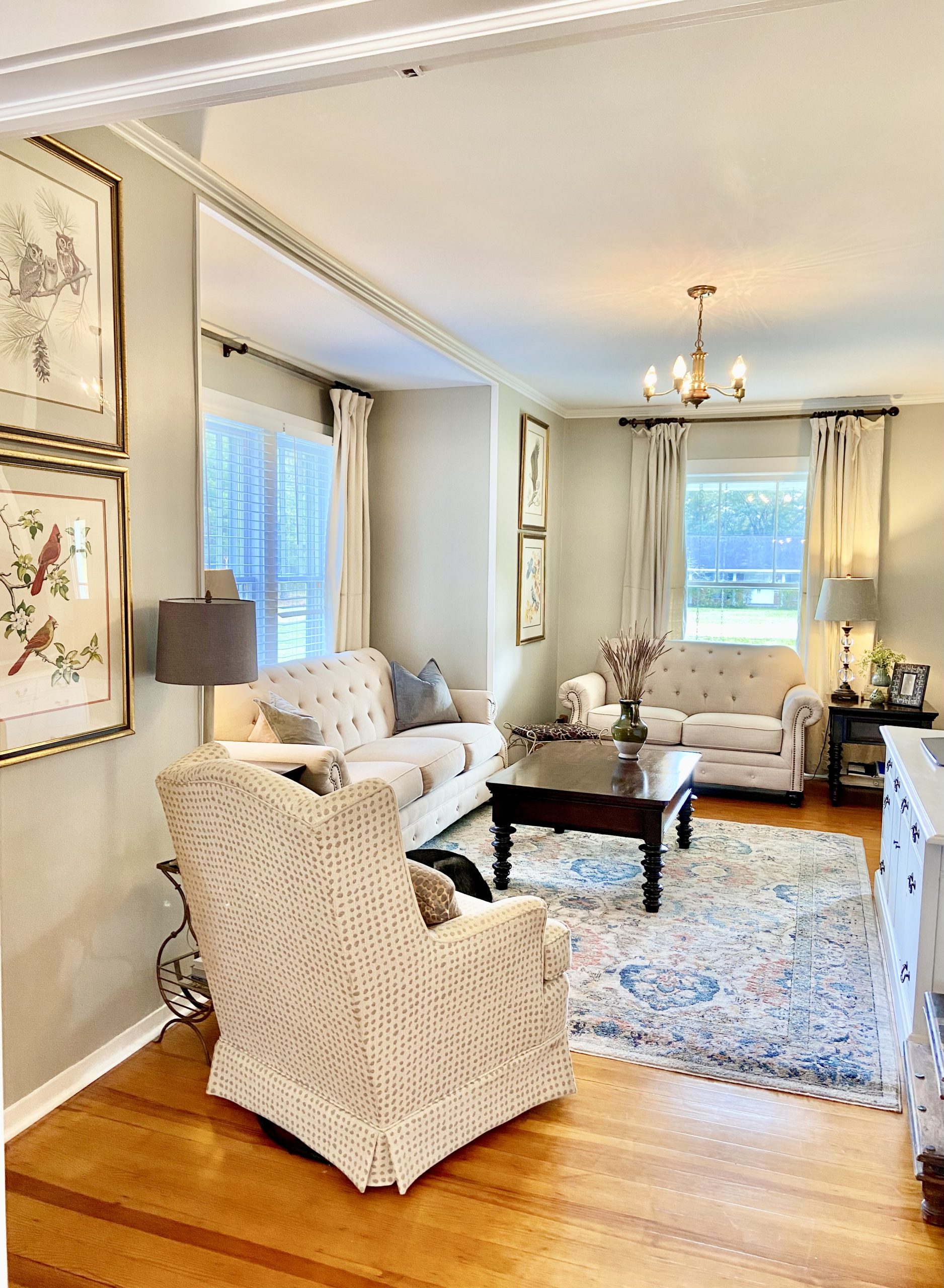 How Our Family Room Gained Useable Square Footage Without Knocking Down Walls